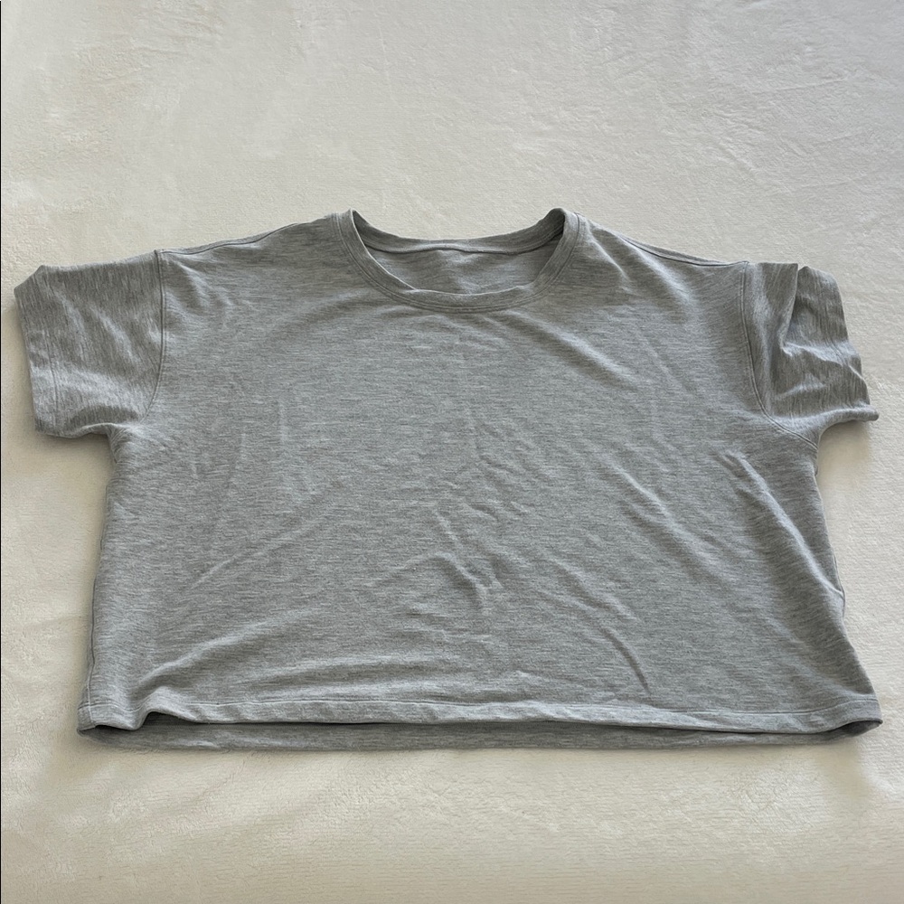 lululemon athletica Gray Crop Top